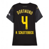 Fotbalové Dres Borussia Dortmund Nico Schlotterbeck #4 Dámské Venkovní 2024-25 Krátký Rukáv